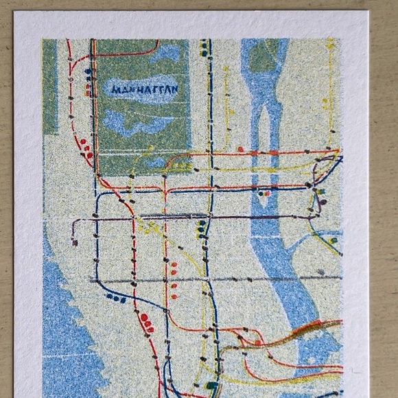 ANASTASIA INCIARDI Subway Map Mini Print - Picture 2 of 5